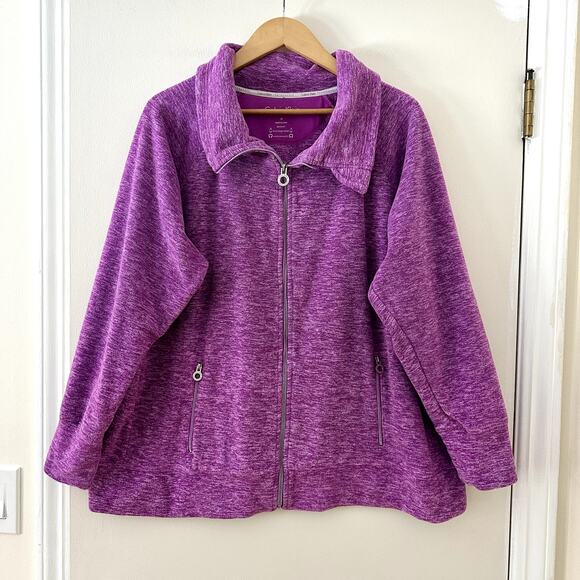 Calvin Klein Performance Fleece Jacket Sz 2X - Picture 2 of 7